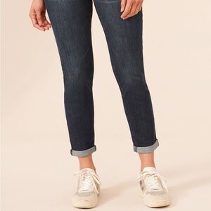 Democracy Ab-Solution Ankle Skimmer Indigo Denim Jeans Size 4